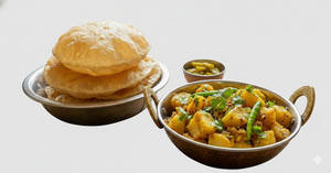 Puri With Aloo Sabji
