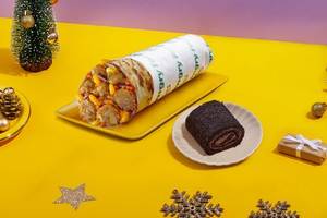 Veg Signature Wrap & Dessert Meal