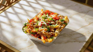 Cheese Stuffed French Fries