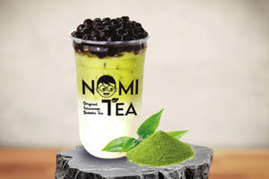 Japanese Matcha Latte Bubble ( Boba ) Tea