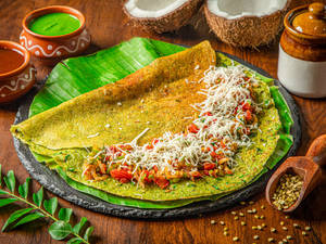 Cheese Masala Moong Dal Chilla