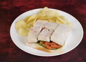 Veg Sandwich With Wafer