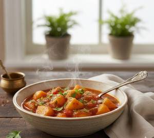 Aloo Matar Sabji [Vegan] 