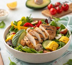 Chicken Salad With Exotic Veggies