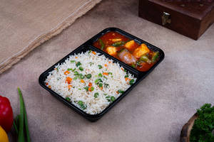 Veg Fried Rice Chilly Paneer Combo