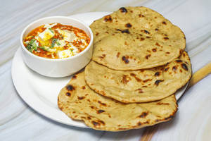 Paneer Tikka Masala With 3 Tandoori Butter Roti