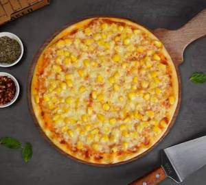 Burst corn pizza