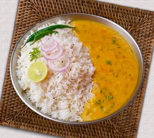 Moms moong dal with rice meal