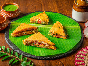 Bread Masala Stuff Pudla