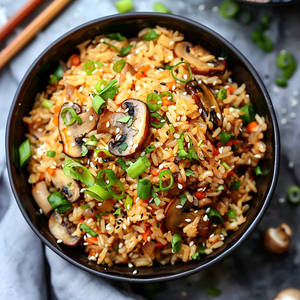 Mushroom Fried Rice
