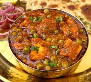 Matar paneer