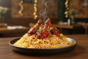 Mini Chicken Lollipop Biryani