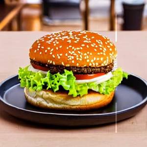 Crispy double burger