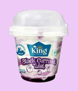 Blackcurrant twist cup ice cream [125 ml]