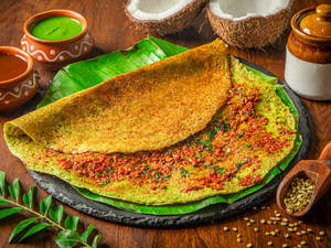 Schezwan Moong Dal Chilla