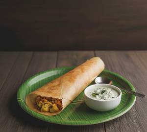 Masala Dosa With Coconut Chutney