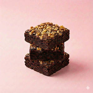 Eggless Walnut Brownie