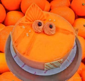 ORANGE MOUSSE CAKE 500 GMS                                            