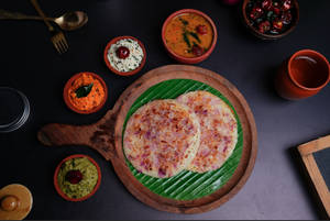 Onion Uttappam - 2 Pcs