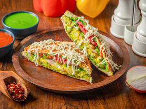 Masala Cheese Toast