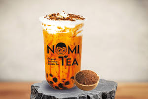 Thai Tea Creme Brulee Bubble ( Boba ) Tea