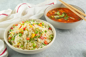 Fried Rice WITH Non Veg Choice Of Sauce