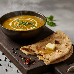 Mong Dal Paratha [2 Pc] With Dal Makhani