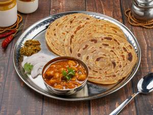 Chole with Paratha