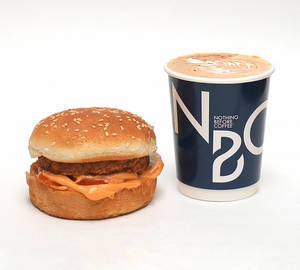 Cappuccino (r) + Nbc Aloo Tikki Burger
