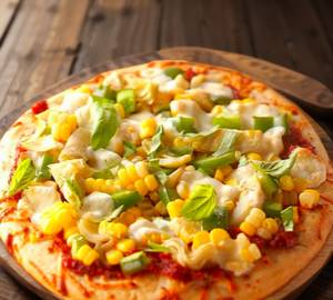 Onion+Sweet Corn Pizza 8 inches