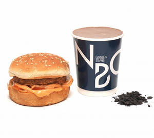 Hot Chocolate (r) + Nbc Aloo Tikki Burger