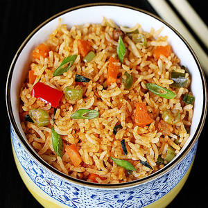 Schezwan Veg Fried Rice