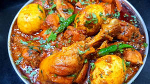 Chicken Egg Masala