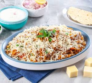 Veg Cheese Butter Tawa Pulav