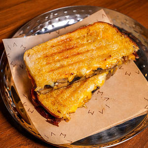 Mushroom Cheddar Melt Sandwich