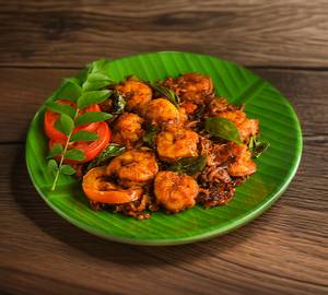 Chettinad prawn fry