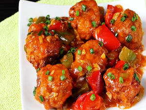 Boneless Chicken Manchurian Dry