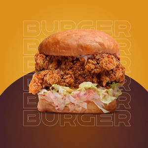 Double Fried Chicken Burger.