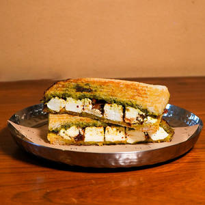 Green Goddess Paneer Sandwich