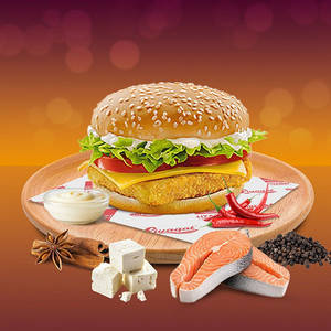 Fish Paneer Burger