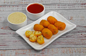 Potato Chilli Shots With Mayo (12 Pcs)