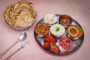 Rara Chicken Thali