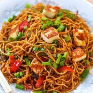 Paneer noodles