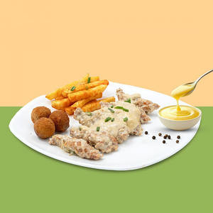 Italian Cream Sauce Fried Chicken Platters