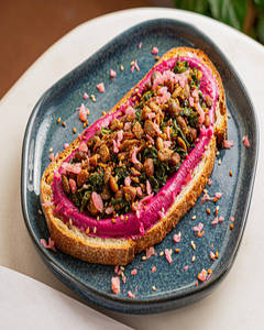 Kale Kala Chana Toast