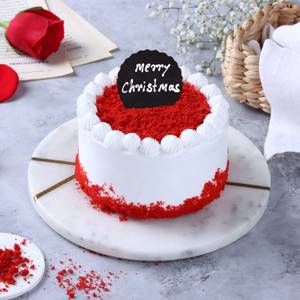 Merry Christmas Red Velvet Cake