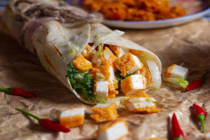 Egg Paneer Roll