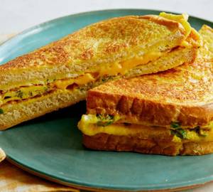 Cheese Bread Omlette 