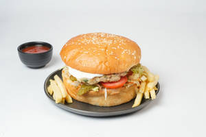 The HandyThe Handyman Chicken Burgerman Chicken Burger [cb]