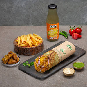 Bhuna Soya Chaap Roll Value Meal